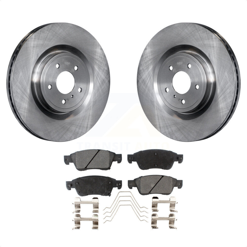 [Avant] Kit de Disque et plaquette (céramique) de frein pour 2014 INFINITI Q60 Sport sans Package K8T-100576 par Transit Auto