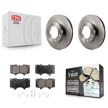 [Avant] Kit de Disque et plaquette (céramique) de frein pour Toyota Tacoma 4Runner FJ Cruiser K8T-100581