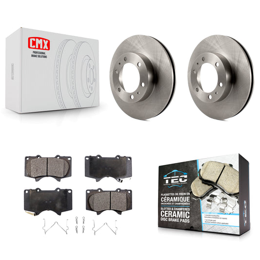 [Avant] Kit de Disque et plaquette (céramique) de frein pour Toyota Tacoma 4Runner FJ Cruiser K8T-100581