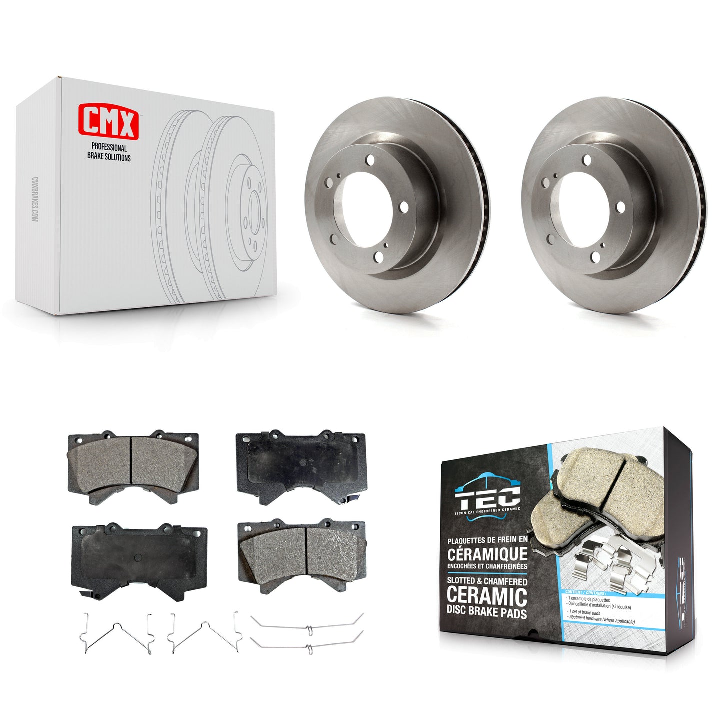 [Avant] Kit de Disque et plaquette (céramique) de frein pour Toyota Land Cruiser Lexus LX570 K8T-100582
