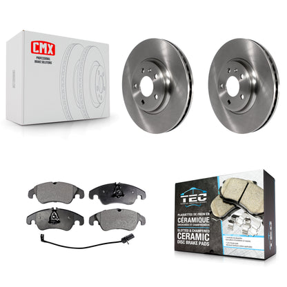 [Avant] Kit de Disque et plaquette (céramique) de frein pour Audi A4 Quattro Q5 A5 allroad K8T-100585