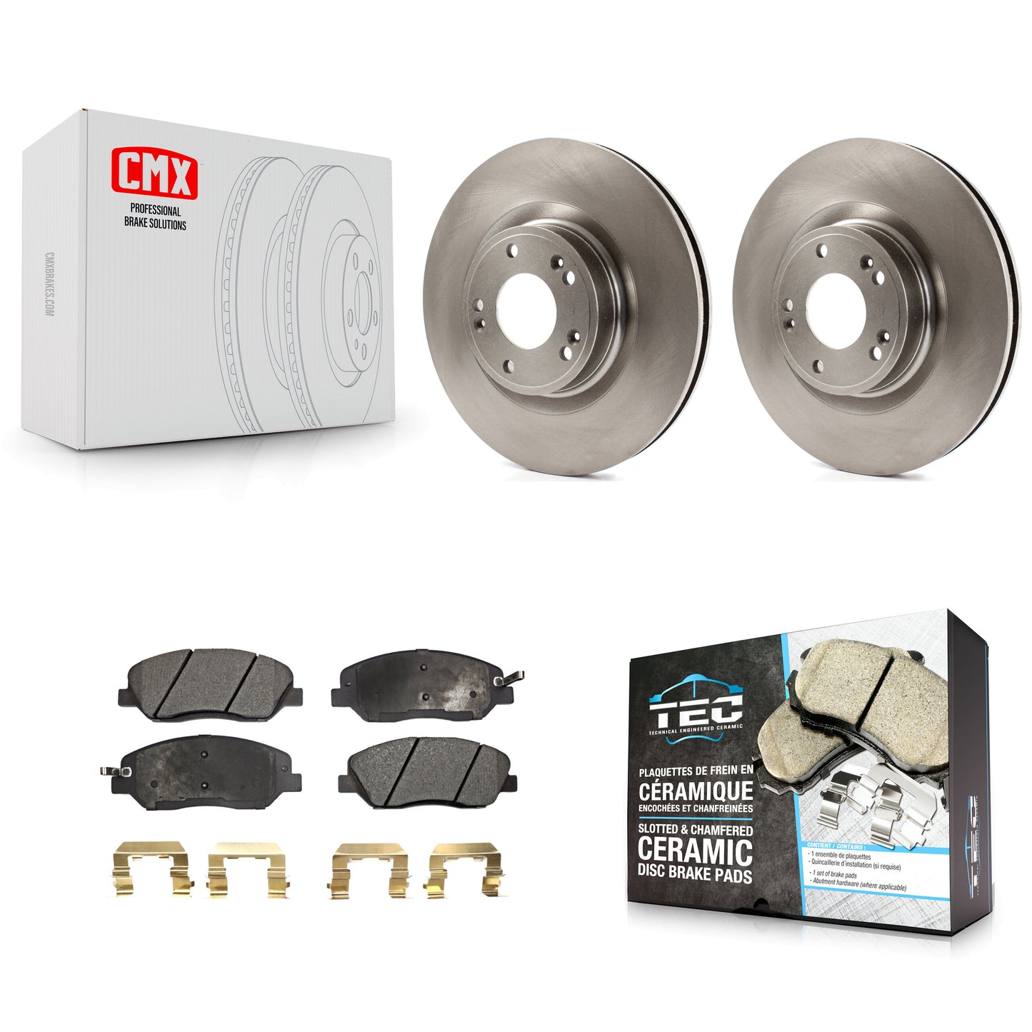 [Avant] Kit de Disque et plaquette (céramique) de frein pour 2009-2011 Hyundai Genesis 3.8L K8T-100590
