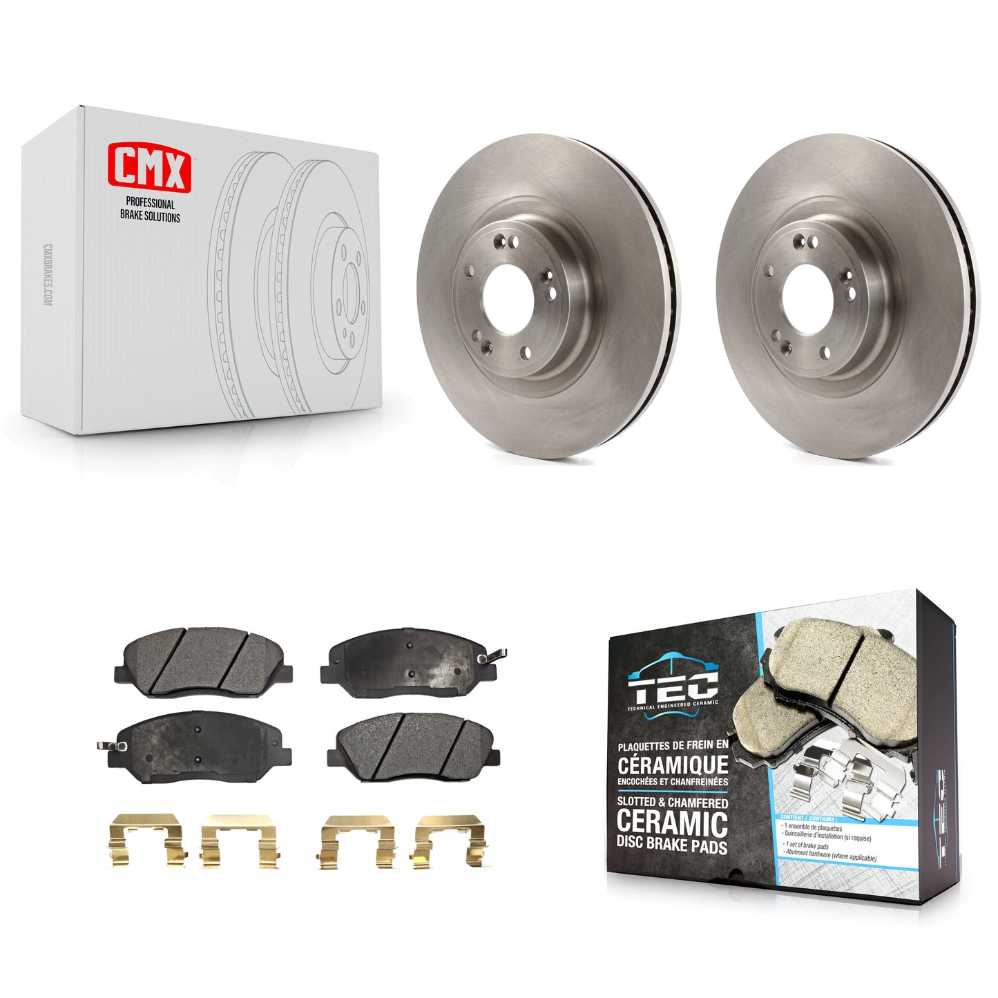 [Avant] Kit de Disque et plaquette (céramique) de frein pour 2012 Hyundai Genesis 3.8L K8T-100591