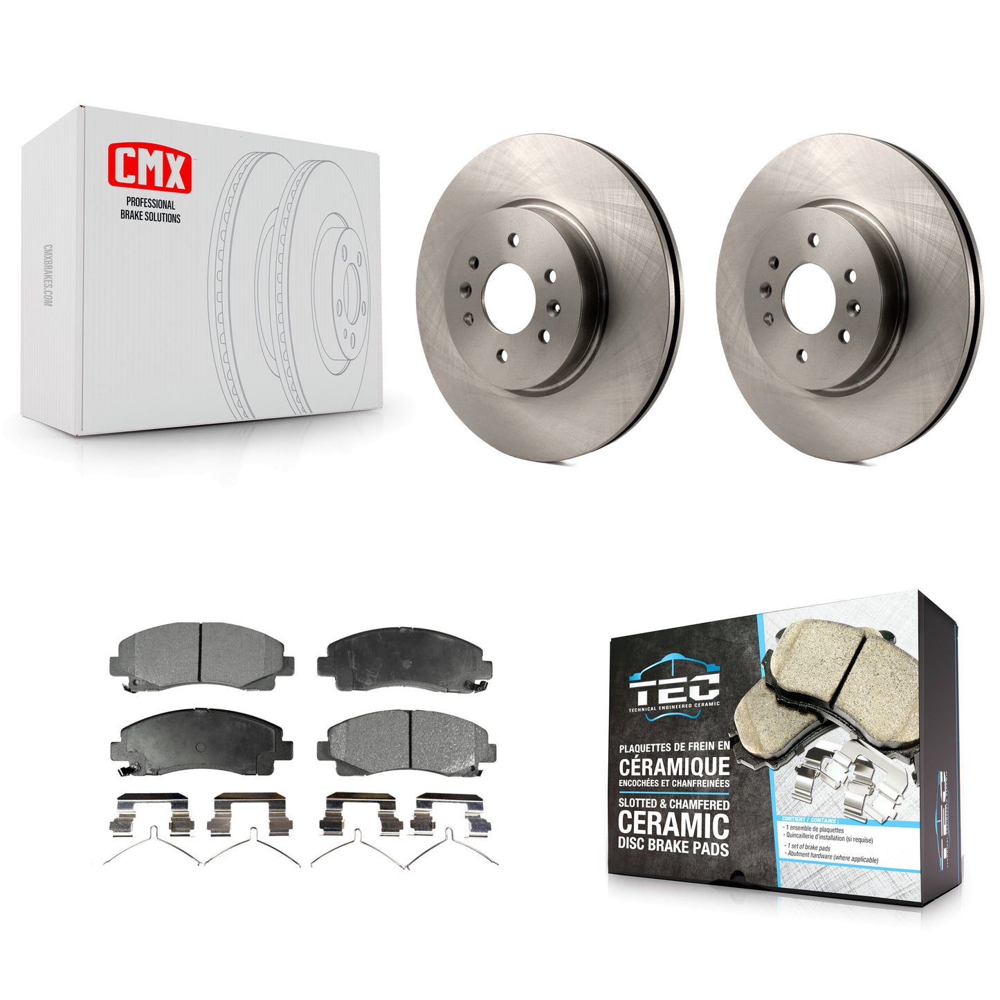 [Avant] Kit de Disque et plaquette (céramique) de frein pour 2009-2014 Acura TL K8T-100598