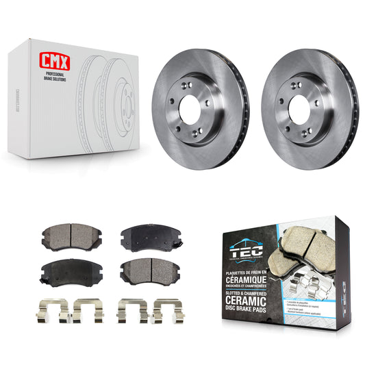 [Avant] Kit de Disque et plaquette (céramique) de frein pour 2010-2011 Kia Soul 2.0L K8T-100603