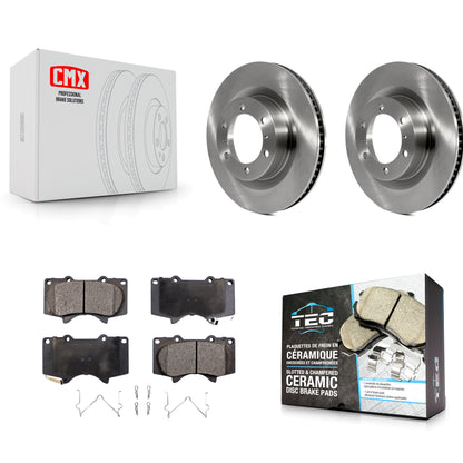 [Avant] Kit de Disque et plaquette (céramique) de frein pour 2010-2023 Toyota 4Runner Lexus GX460 K8T-100609