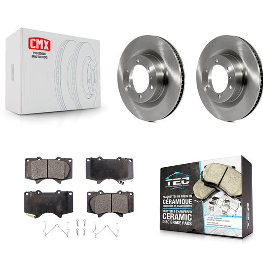 [Avant] Kit de Disque et plaquette (céramique) de frein pour 2010-2023 Toyota 4Runner Lexus GX460 K8T-100609