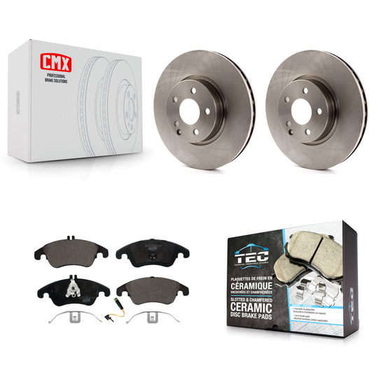 [Avant] Kit de Disque et plaquette (céramique) de frein pour Mercedes-Benz E350 C300 C350 E400 E250 SLC300 K8T-100612