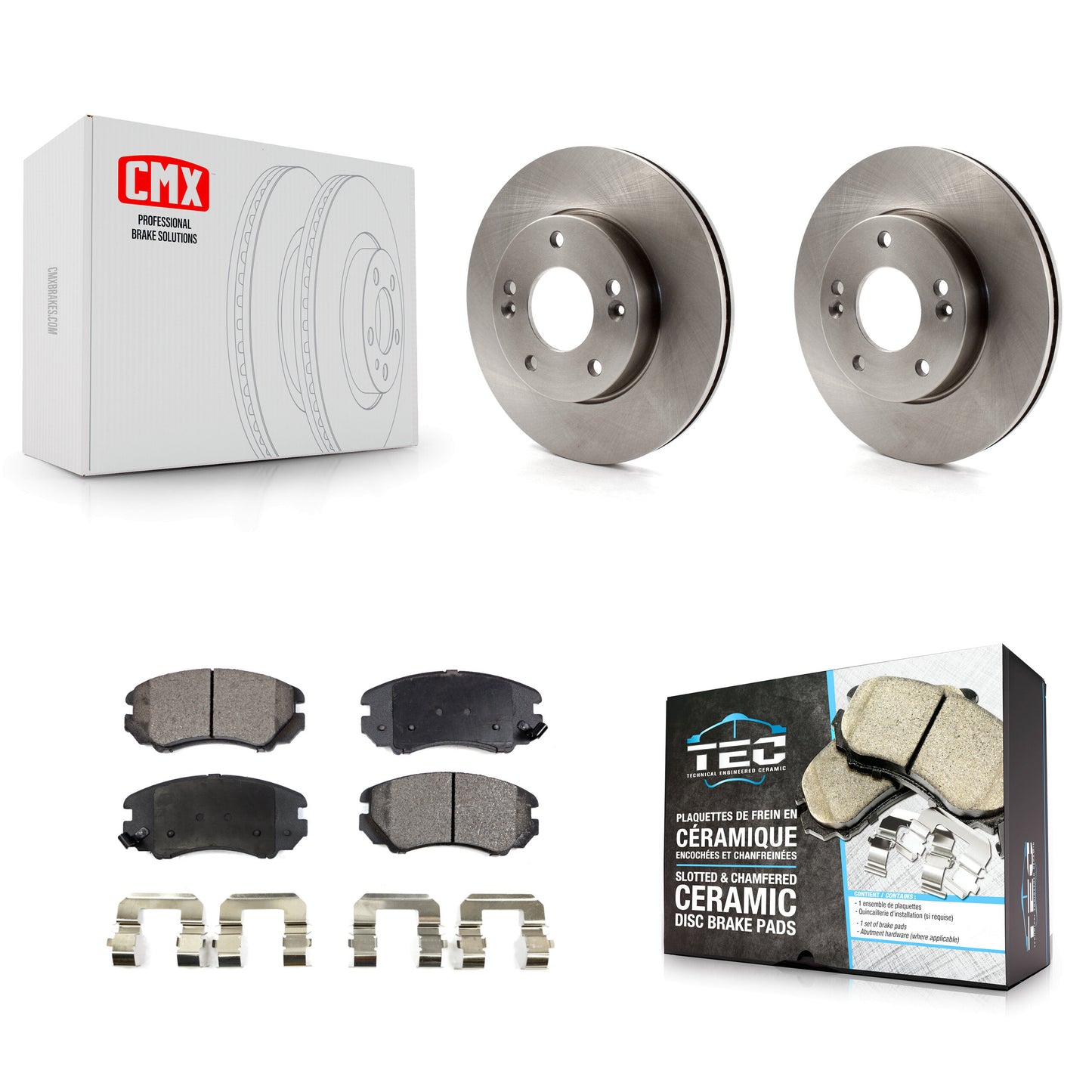 [Avant] Kit de Disque et plaquette (céramique) de frein pour 2010-2011 Kia Soul 1.6L K8T-100616