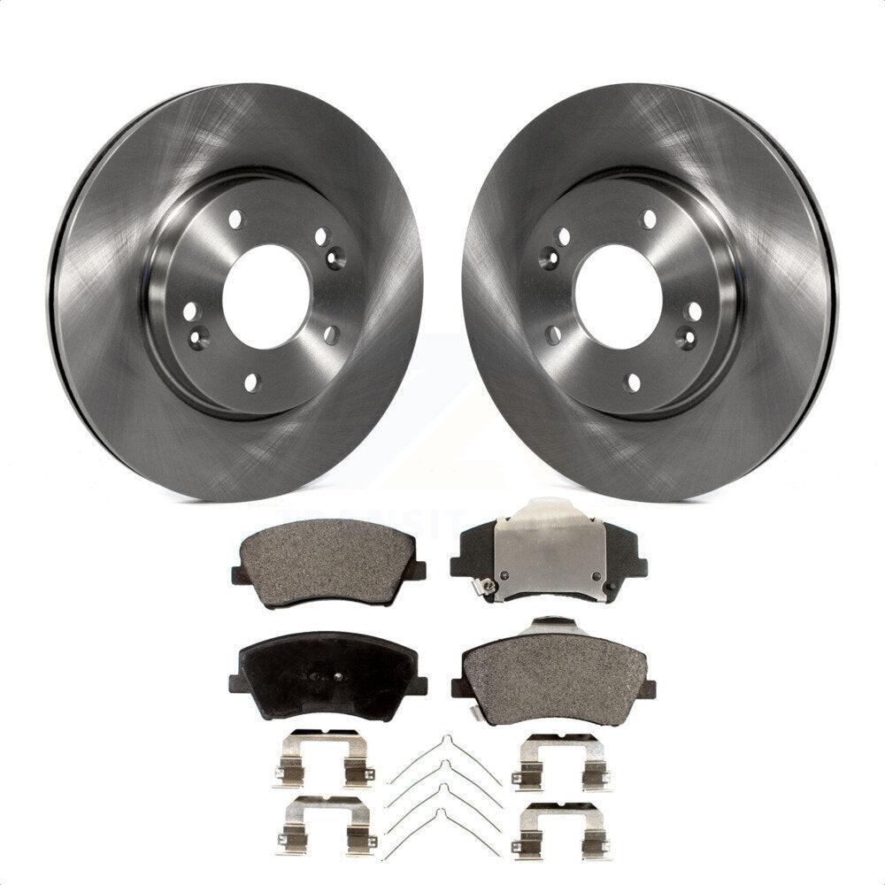 [Avant] Kit de Disque et plaquette (céramique) de frein pour Hyundai Elantra K8T-100623 par Transit Auto