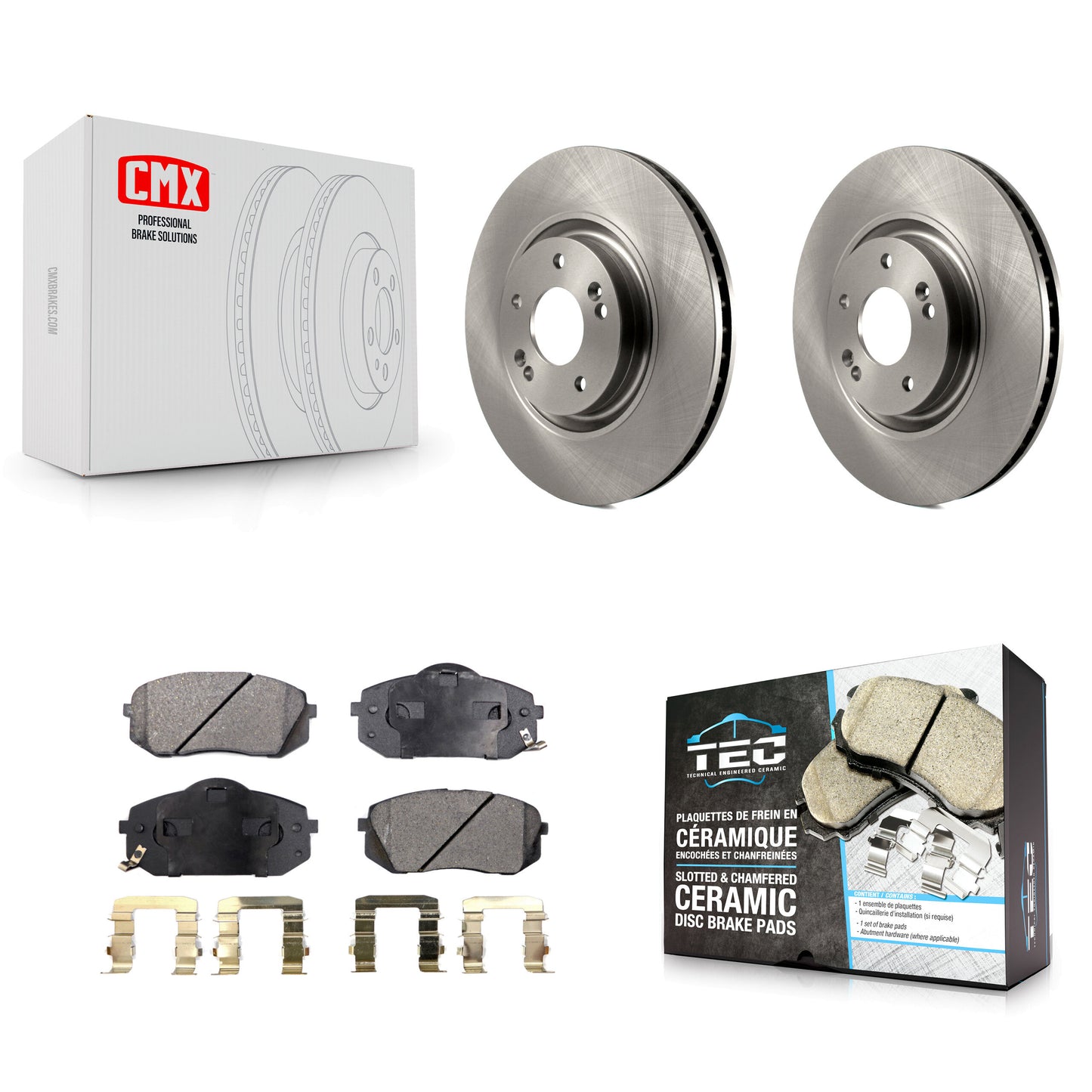 [Avant] Kit de Disque et plaquette (céramique) de frein pour Hyundai Tucson Sonata Kia Cadenza K8T-100624