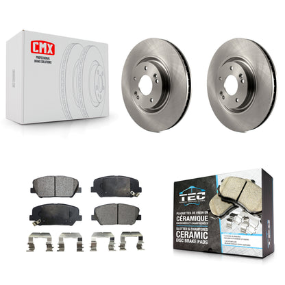 [Avant] Kit de Disque et plaquette (céramique) de frein pour 2011-2015 Kia Optima 2.0L K8T-100625