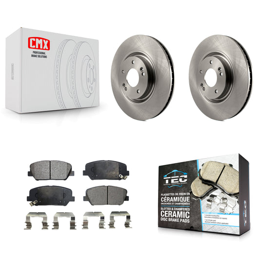 [Avant] Kit de Disque et plaquette (céramique) de frein pour 2011-2015 Kia Optima 2.0L K8T-100625