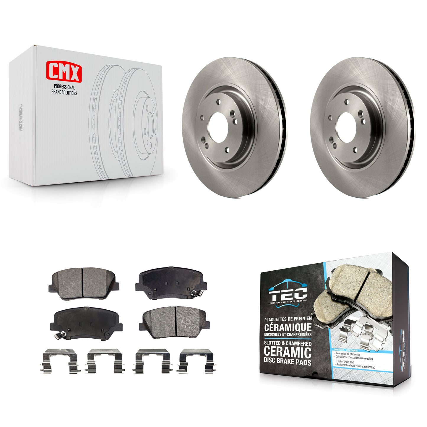 [Avant] Kit de Disque et plaquette (céramique) de frein pour 2012-2017 Hyundai Azera K8T-100626