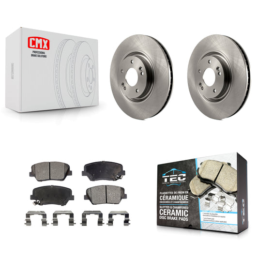 [Avant] Kit de Disque et plaquette (céramique) de frein pour 2012-2017 Hyundai Azera K8T-100626