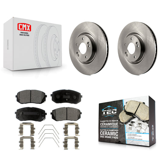 [Avant] Kit de Disque et plaquette (céramique) de frein pour Hyundai Sonata Kia Optima K8T-100628