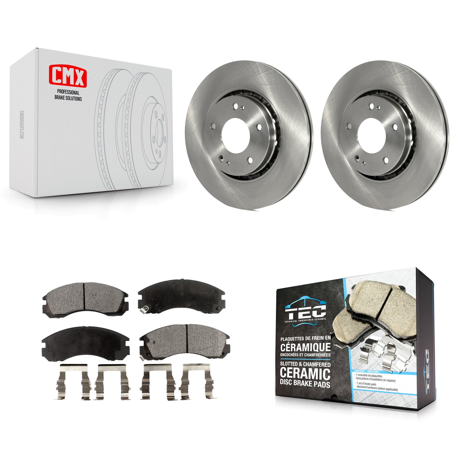 [Avant] Kit de Disque et plaquette (céramique) de frein pour Mitsubishi Lancer K8T-100633
