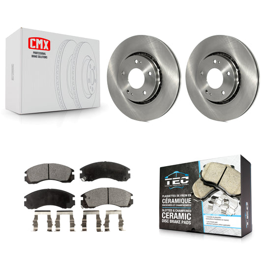 [Avant] Kit de Disque et plaquette (céramique) de frein pour Mitsubishi Lancer K8T-100633