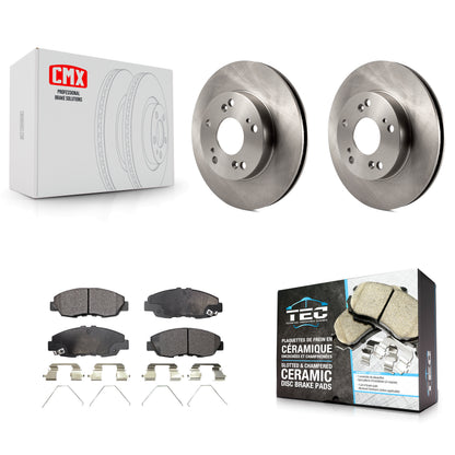 [Avant] Kit de Disque et plaquette (céramique) de frein pour Honda Civic K8T-100640