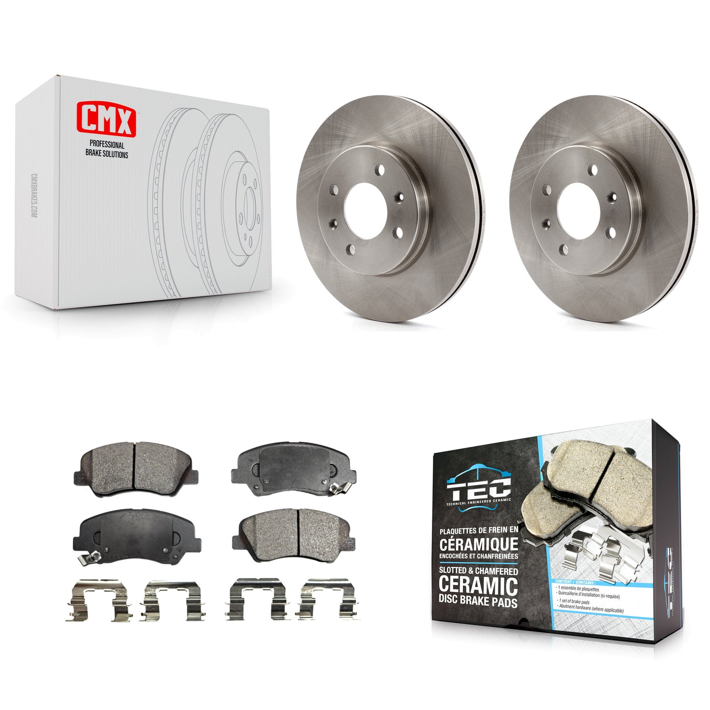 [Avant] Kit de Disque et plaquette (céramique) de frein pour Hyundai Accent Kia Rio K8T-100647