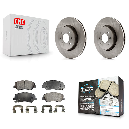 [Avant] Kit de Disque et plaquette (céramique) de frein pour Kia Rio K8T-100648