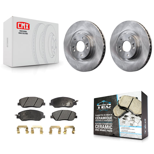 [Avant] Kit de Disque et plaquette (céramique) de frein pour 2013-2016 Hyundai Santa Fe XL 3.3L K8T-100654
