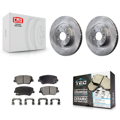 [Avant] Kit de Disque et plaquette (céramique) de frein pour Hyundai Santa Fe Sport Kia Sorento K8T-100655