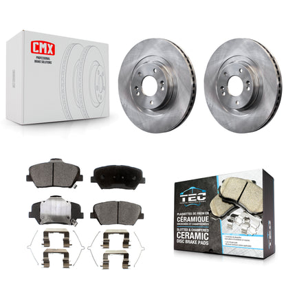 [Avant] Kit de Disque et plaquette (céramique) de frein pour Kia Sorento Hyundai Santa Fe Sport K8T-100656