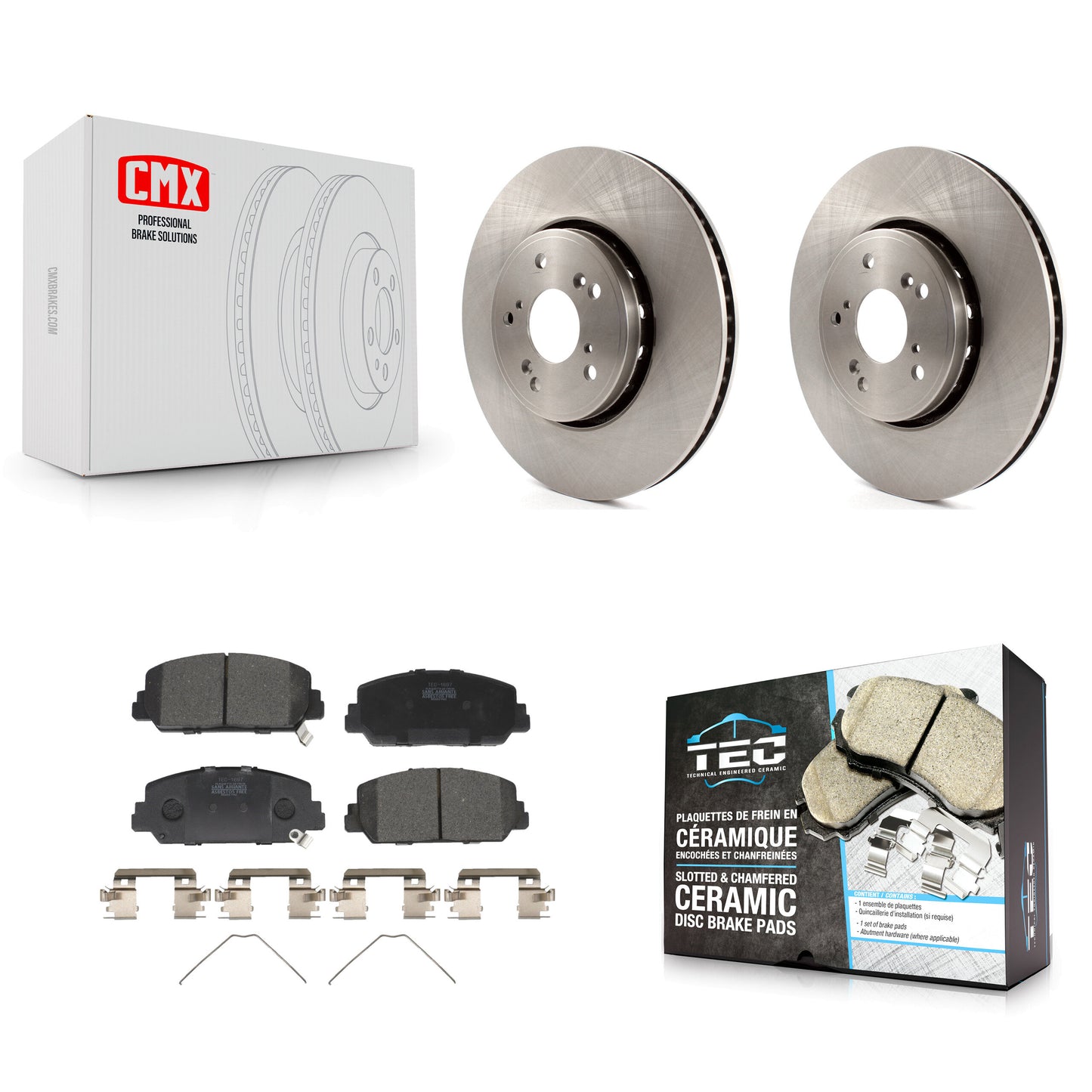 [Avant] Kit de Disque et plaquette (céramique) de frein pour Acura RDX ILX K8T-100660