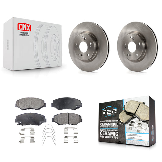 [Avant] Kit de Disque et plaquette (céramique) de frein pour 2012-2016 Honda CR-V FWD K8T-100663