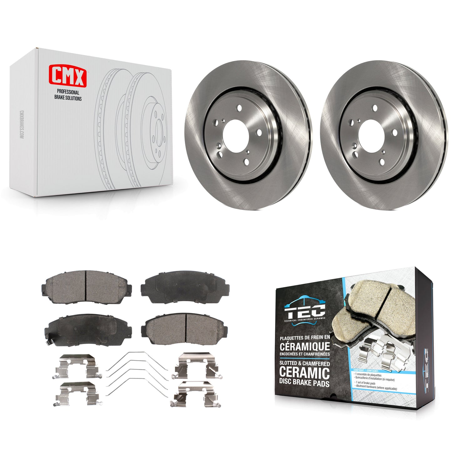 [Avant] Kit de Disque et plaquette (céramique) de frein pour Honda Odyssey Passport K8T-100665