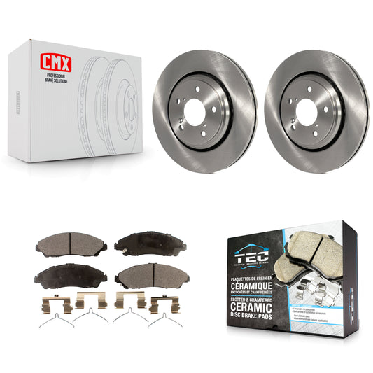 [Avant] Kit de Disque et plaquette (céramique) de frein pour Honda Pilot Acura MDX Ridgeline K8T-100666