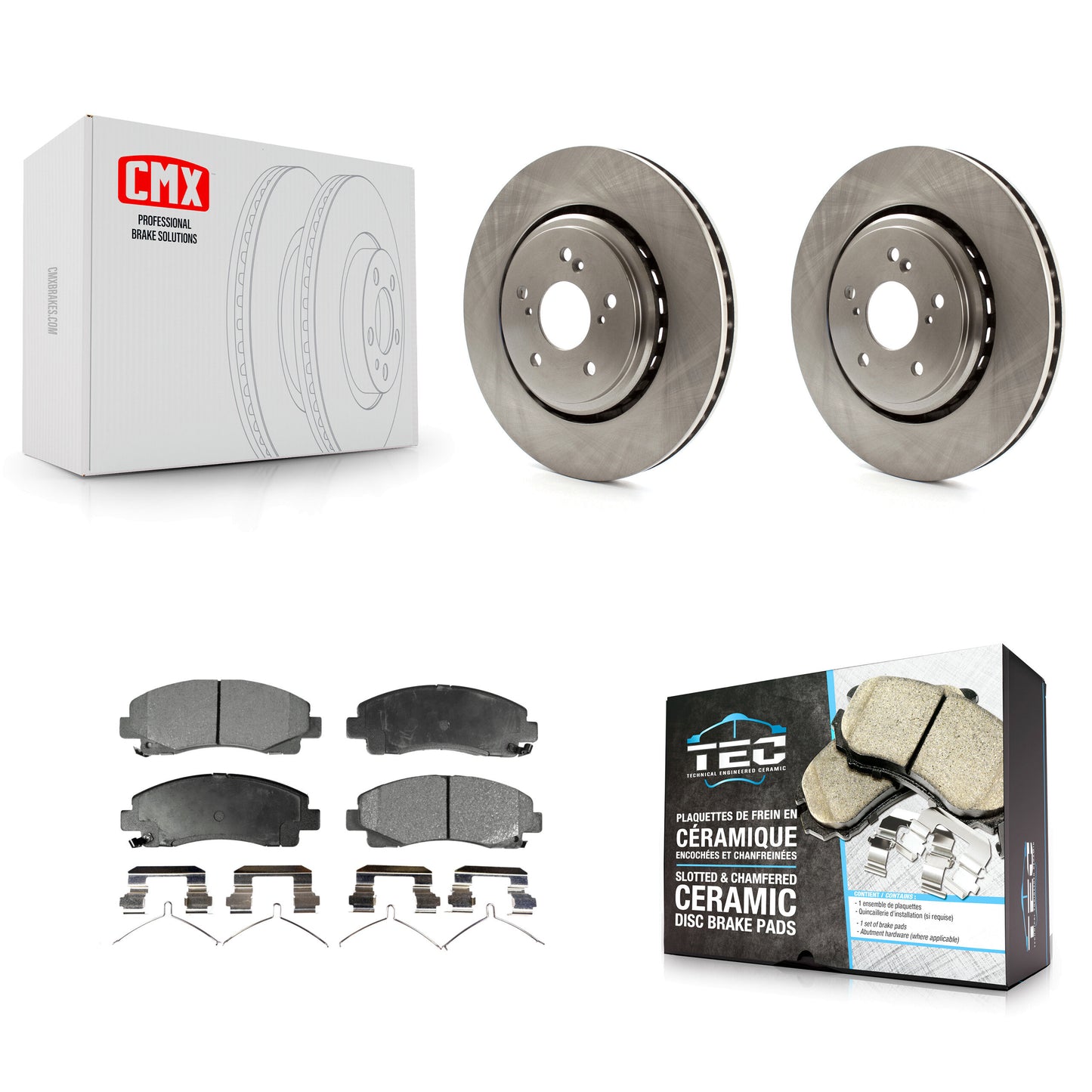 [Avant] Kit de Disque et plaquette (céramique) de frein pour 2015-2020 Acura TLX K8T-100669