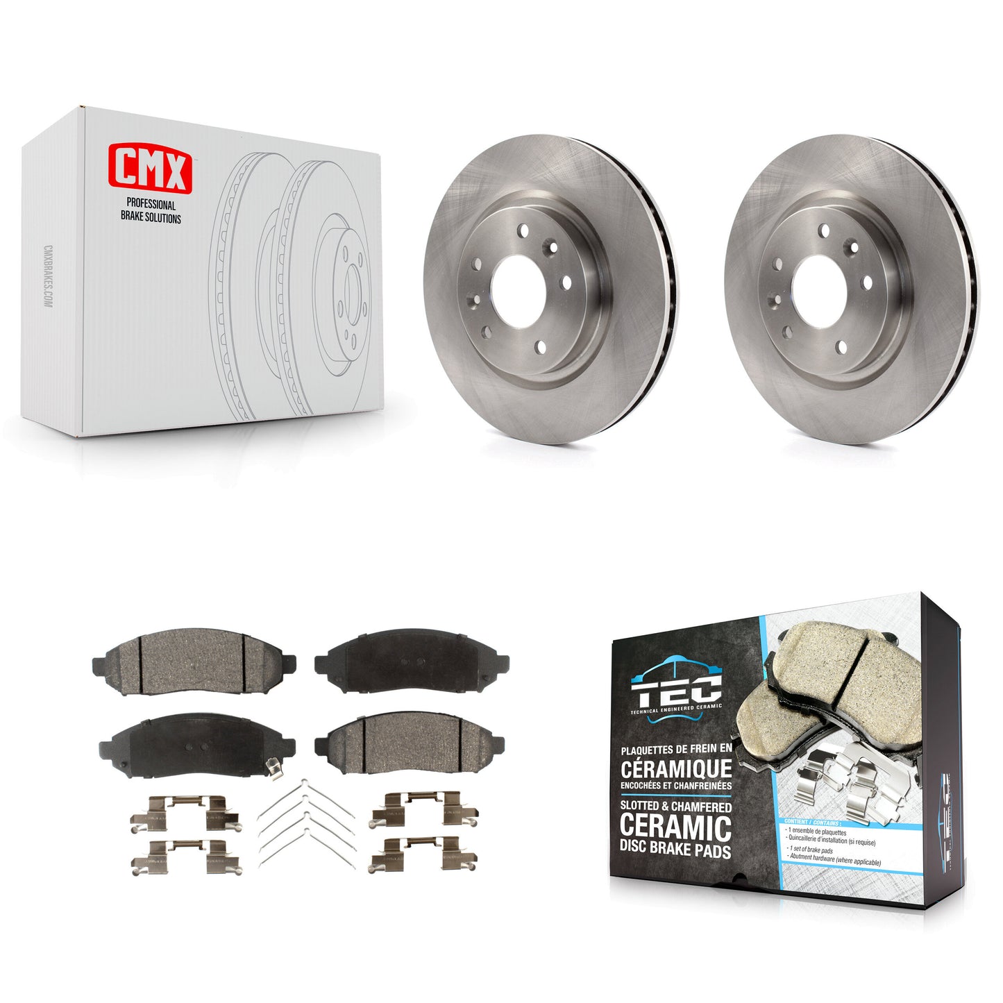 [Avant] Kit de Disque et plaquette (céramique) de frein pour 2015 Nissan LEAF Vehicles Manufactured In Japan K8T-100680
