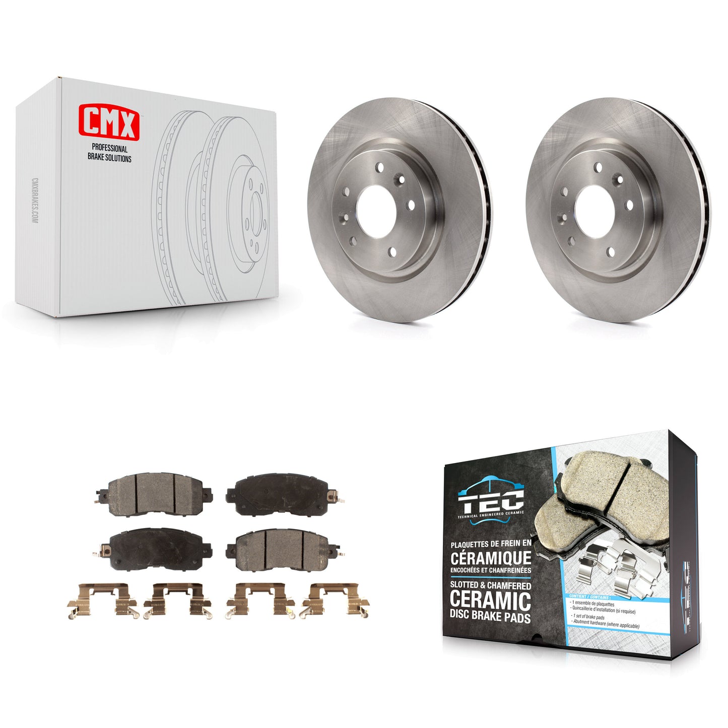 [Avant] Kit de Disque et plaquette (céramique) de frein pour Nissan LEAF K8T-100681