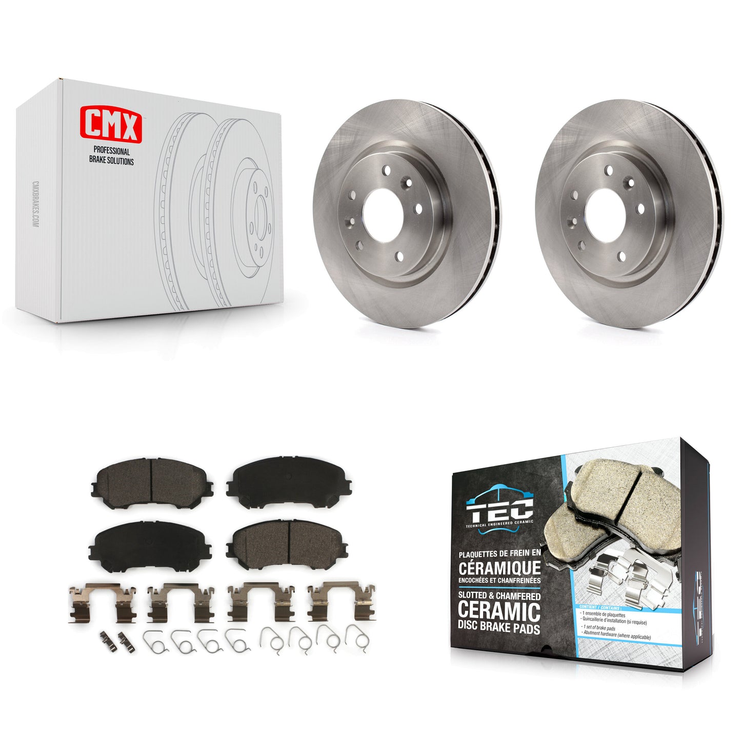 [Avant] Kit de Disque et plaquette (céramique) de frein pour Nissan Rogue Sport Qashqai K8T-100682