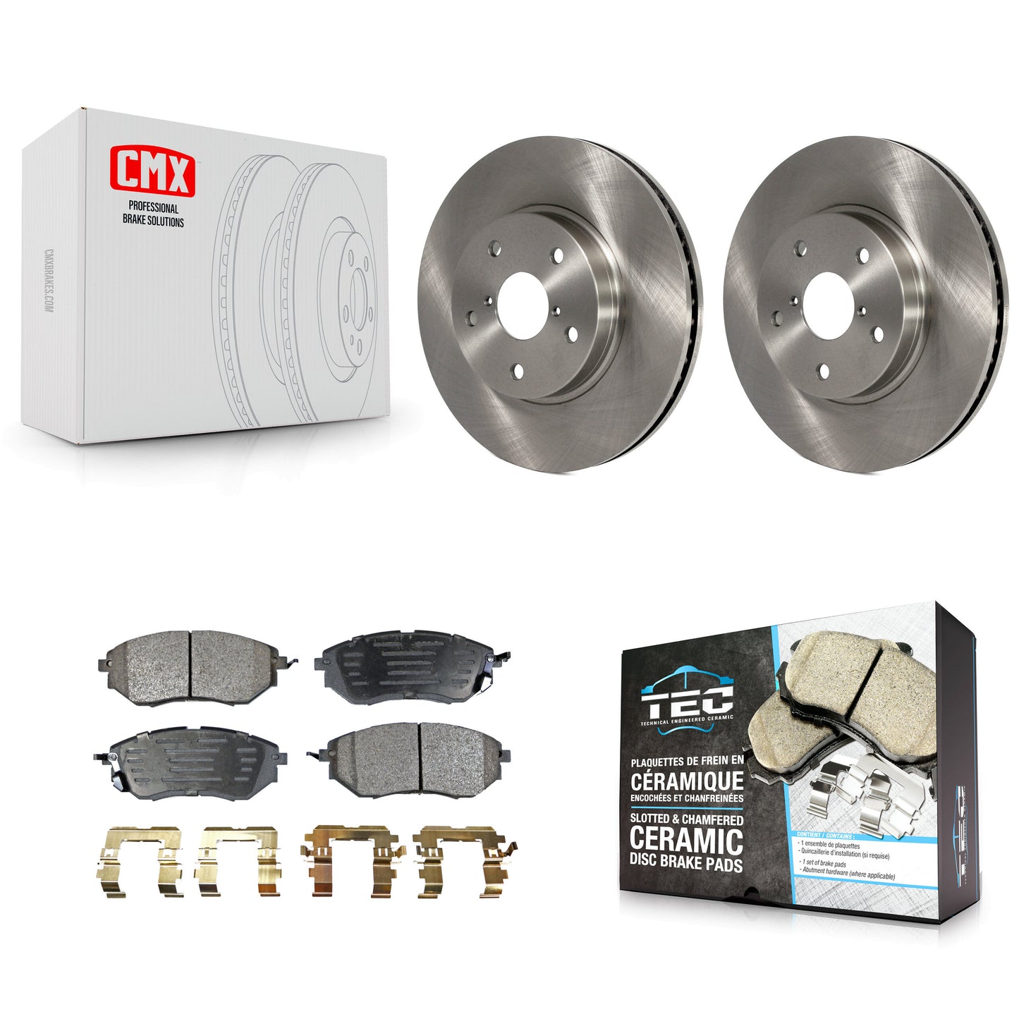 [Avant] Kit de Disque et plaquette (céramique) de frein pour 2015 Subaru Legacy 2.5L K8T-100687