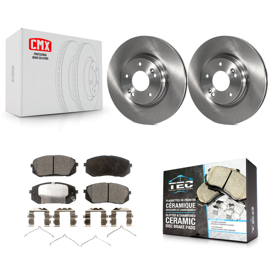 [Avant] Kit de Disque et plaquette (céramique) de frein pour Hyundai Sonata Kia Optima Niro EV Kona Electric K8T-100690