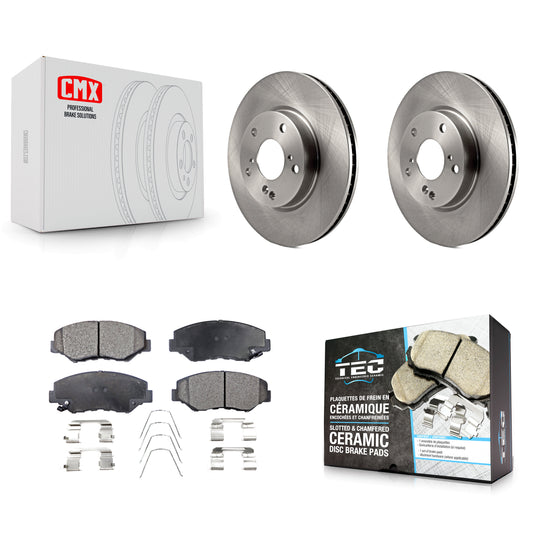 [Avant] Kit de Disque et plaquette (céramique) de frein pour Honda Civic K8T-100693