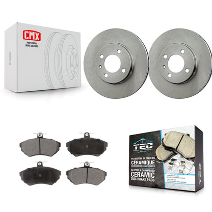 [Avant] Kit de Disque et plaquette (céramique) de frein pour Volkswagen Cabrio Golf Passat K8T-100696