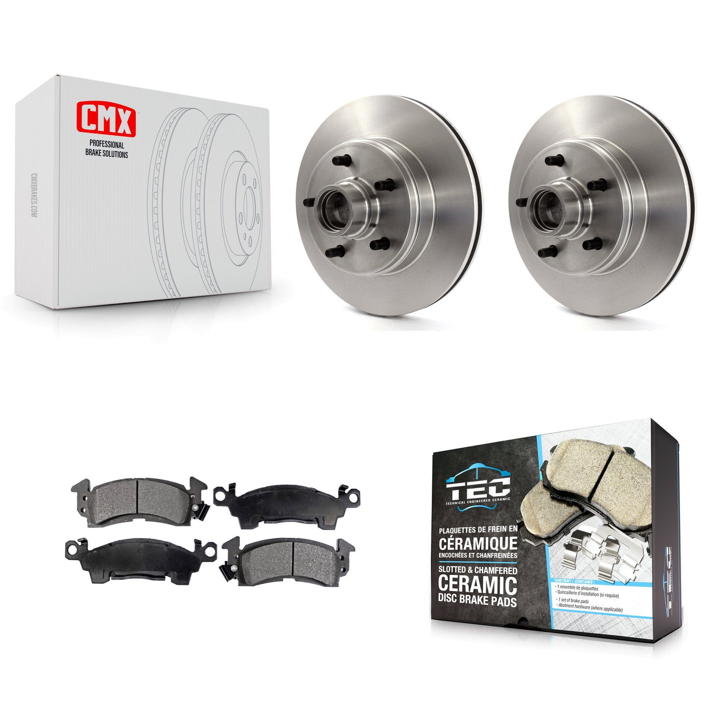 [Avant] Kit de Disque et plaquette (céramique) de frein pour Chevrolet Astro GMC Safari K8T-100707