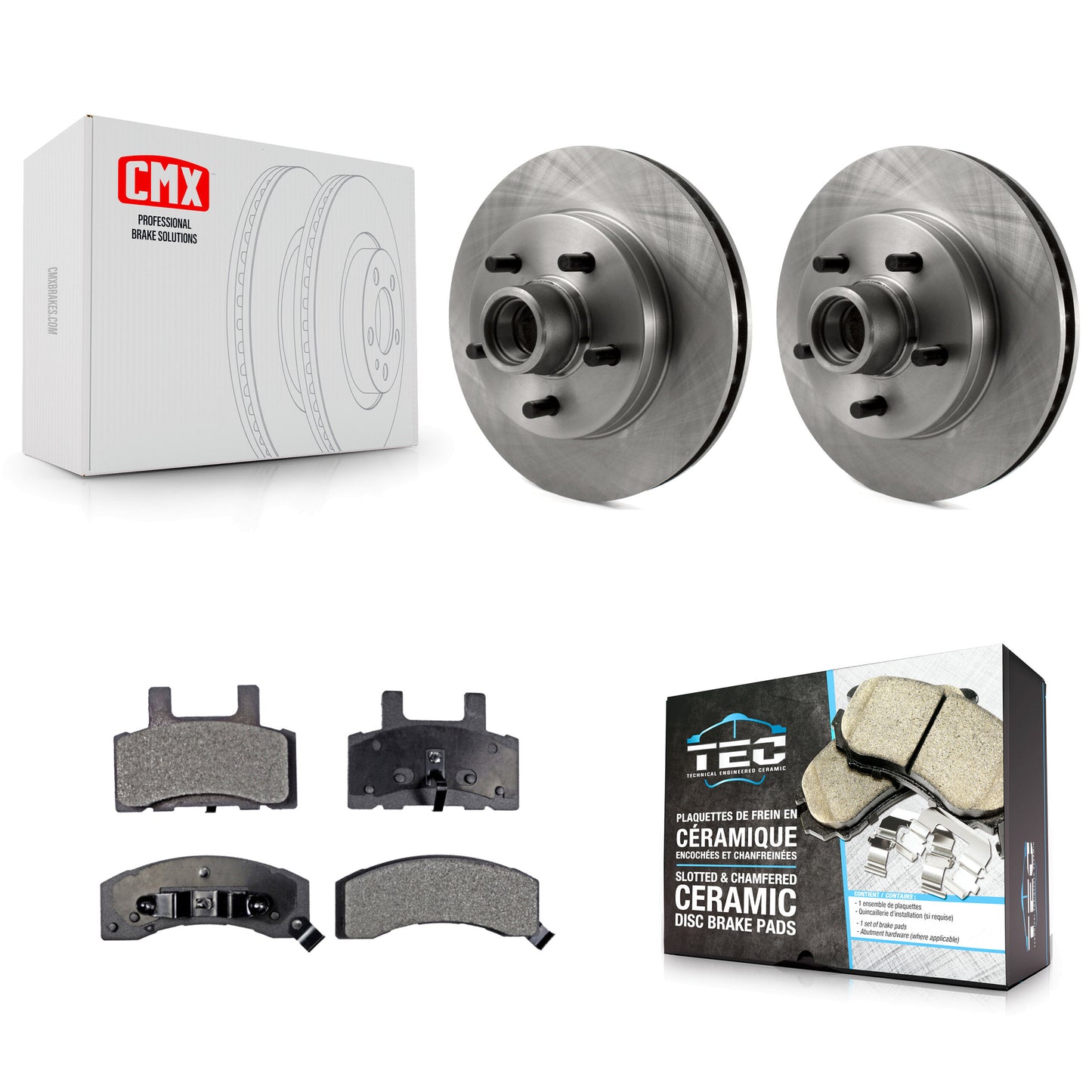 [Avant] Kit de Disque et plaquette (céramique) de frein pour Chevrolet Tahoe C1500 Suburban K8T-100709