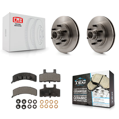 [Avant] Kit de Disque et plaquette (céramique) de frein pour Chevrolet C2500 Express 2500 GMC Savana K8T-100711