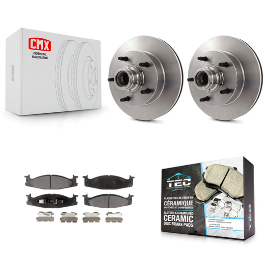 [Avant] Kit de Disque et plaquette (céramique) de frein pour Ford F-150 E-150 Econoline K8T-100719