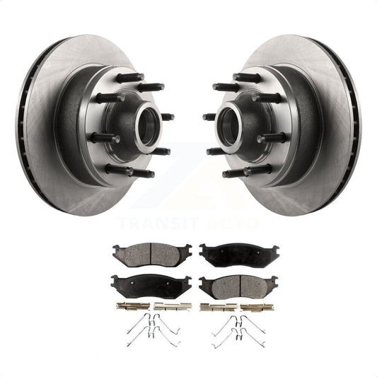 [Avant] Kit de Disque et plaquette (céramique) de frein pour 2007 Ford E-150 K8T-100722 par Transit Auto