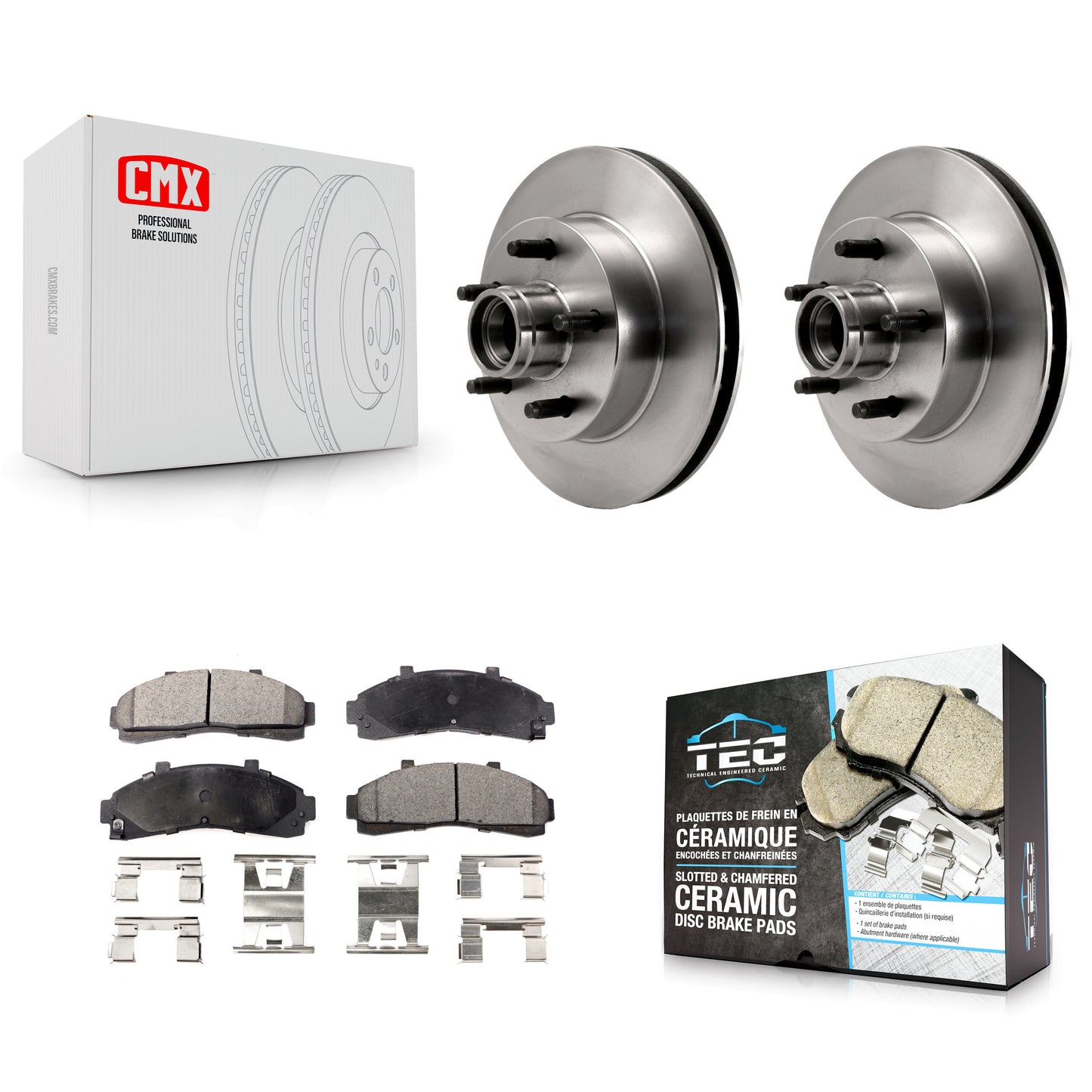 [Avant] Kit de Disque et plaquette (céramique) de frein pour Ford Ranger Mazda B2500 B2300 B3000 B4000 K8T-100727