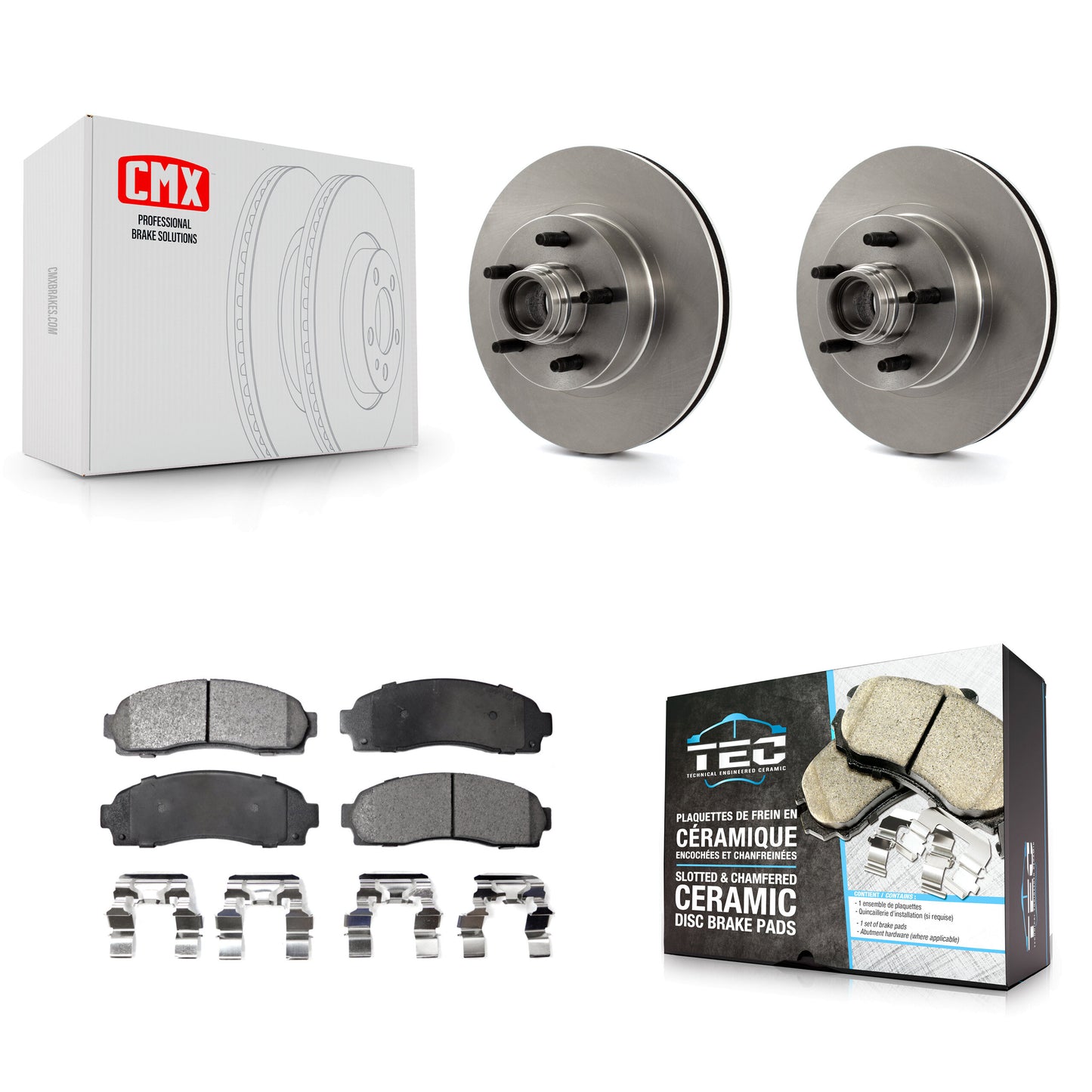 [Avant] Kit de Disque et plaquette (céramique) de frein pour Ford Ranger Mazda B2300 B3000 B4000 K8T-100729