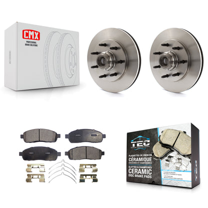 [Avant] Kit de Disque et plaquette (céramique) de frein pour 2004 Ford F-150 RWD avec 7 Lug Wheels 11th Digit Of Vin Is C K8T-100730