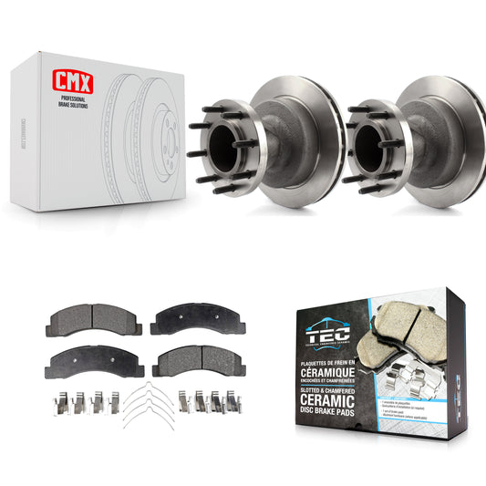 [Avant] Kit de Disque et plaquette (céramique) de frein pour Ford F-350 Super Duty avec Dual Rear Wheels K8T-100734