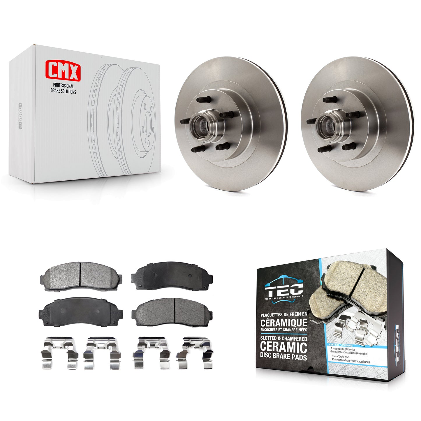[Avant] Kit de Disque et plaquette (céramique) de frein pour Ford Explorer Sport Trac RWD K8T-100741